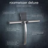 Sealskin Deluxe - Raamwisser inclusief flexibele glashaak - RVS gepolijst