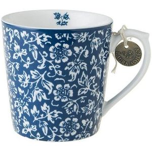 Laura Ashley Blueprint Collectables Mok - Theemok - Koffiemok - Sweet Alyssum - 32 cl.