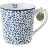 Laura Ashley Blueprint Collectables Mok - Theemok - Koffiemok - Floris - 32 cl.