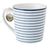 Laura Ashley Blueprint Collectables Mok - Koffiemok - Theemok - 32 cl - Candy Stripe