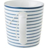 Laura Ashley Blueprint Collectables Mok - Koffiemok - Theemok - 32 cl - Candy Stripe