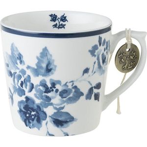 Laura Ashley Blueprint Collectables Mini mok - Koffiemok - Theemok - China Rose 22 cl.