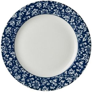 Laura Ashley Blueprint Collectables Borden - Plat - Ø 18cm - Sweet Alyssum - Kerstservies