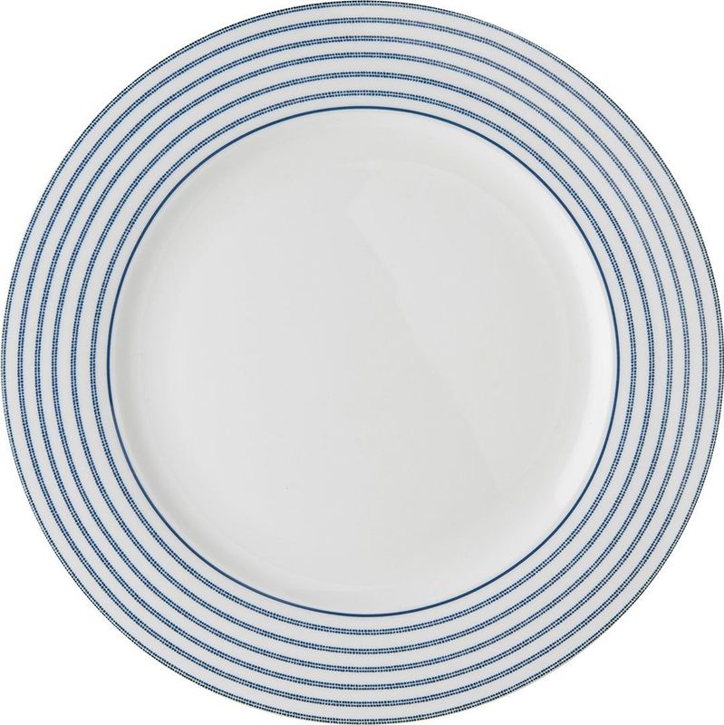 Laura Ashley Blueprint Collectables Borden Plat - Ø26 cm Candy Stripe - Dinerborden - Kerstservies