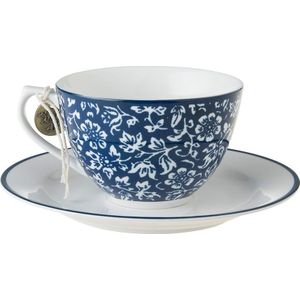 Laura Ashley - Alyssa - Kop en Schotel - Blauw - Porselein - 0,26 L