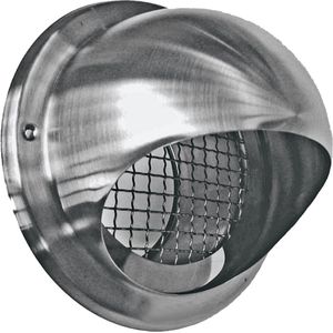 Weha Bolrooster Ø125mm, grofmazig gaas, rvs 304
