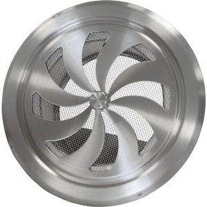 Afsluitbaar Rooster Ventiel - Rond - 150mm - Roestvrij Staal