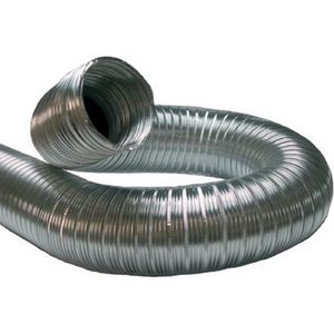 Aluminium Buis - 127mm - Ventilatiemateriaal - Temperatuurbestendig tot 200°C