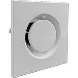 Ventilatierooster Vierkant Afvoer Ø 100 Mm, Staal W