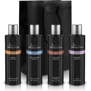 Beauty & Care - Cadeaupakket Badolie Relax XL 4 x 250 ml - 1 Set. new