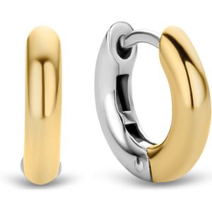 TI SENTO Dames Oorbellen - 925 zilver - Zilver geel verguld - 7210SY