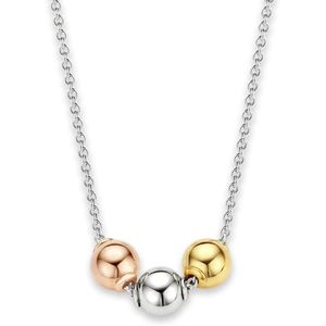 TI SENTO Milano Ketting - Gerhodineerd Sterling Zilver - Lengte Verstelbaar