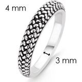 Ti Sento - 12163SI - Damesring - Zilver - Eerste Gehalte Zilver