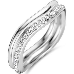 Ti Sento Milano - Damesring - Bicolor - Zilver