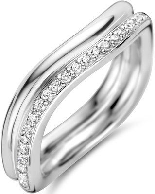 Ti Sento Milano - Damesring - Bicolor - Zilver
