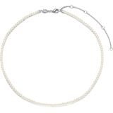 TI SENTO - Ketting - Zilver - Wit Parel - 3962PW