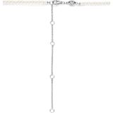 TI SENTO - Ketting - Zilver - Wit Parel - 3962PW