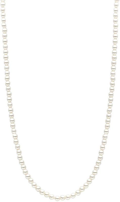 TI SENTO - Ketting - Zilver - Wit Parel - 3962PW
