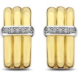 TI SENTO - Creolen - Goudkleurig - 925 Sterling Zilver - Cubic Zirconia