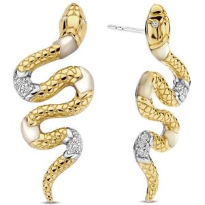 TI SENTO Dames Oorbellen - 925 zilver - Parelmoer - 7827MW