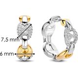TI SENTO - 7877ZY - Oorbellen - Zilver - Gold-Plated - Cubic Zirconia