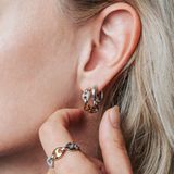 TI SENTO - 7877ZY - Oorbellen - Zilver - Gold-Plated - Cubic Zirconia