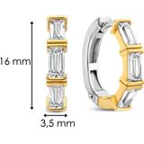 TI SENTO - Oorhangers - Geelgoudkleurig - Verguld 925 Sterling Zilver - Cubic Zironia