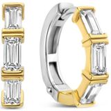 TI SENTO - Oorhangers - Geelgoudkleurig - Verguld 925 Sterling Zilver - Cubic Zironia