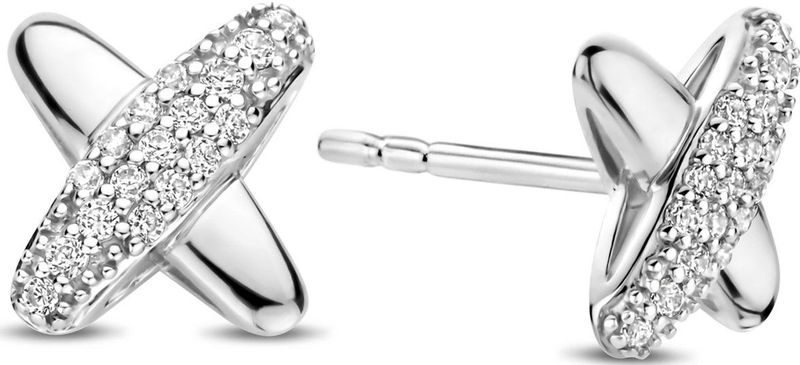 TI SENTO - Oorknopjes - Zilver - 925 Sterling Zilver - Cubic Zirconia