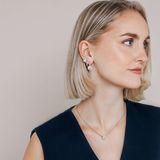 TI SENTO - 78029ZI - Oorbellen - 925 Zilver - Zirconia Wit