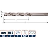 Rotec HSS-G Spiraalboor DIN338 type N  3 mm  2 st.