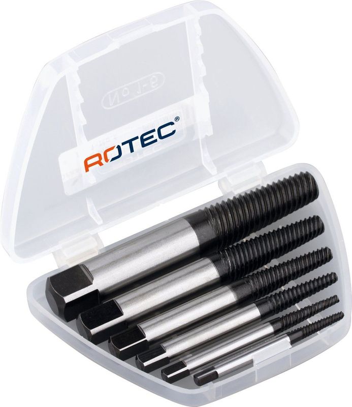 Rotec - Tapeinduithalers - Set van M3 - M24 - 5 Delig - 3809002