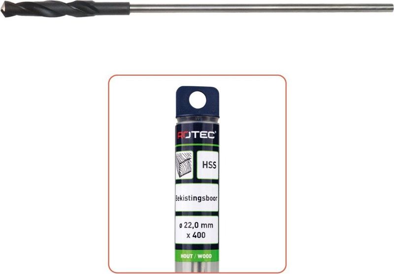 Rotec - HSS Bekistingsboren - 22,0 mm - 800 mm - 2322202