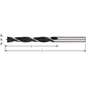 Rotec Machinale houtboor 15,0x100/160 mm - 2351500