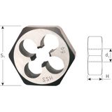 Rotec - HSS Zeskante Snijmoeren - DIN 382 - UNC 1/2-13 - 3730022