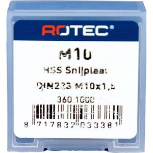 Rotec HSS Ronde Snijplaat DIN 223 Metrisch M10 - 3601000