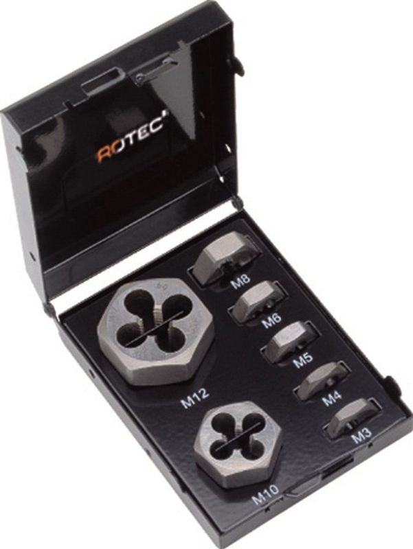 Rotec - Snijmoerenset - 7-delig - HSS - Metrisch