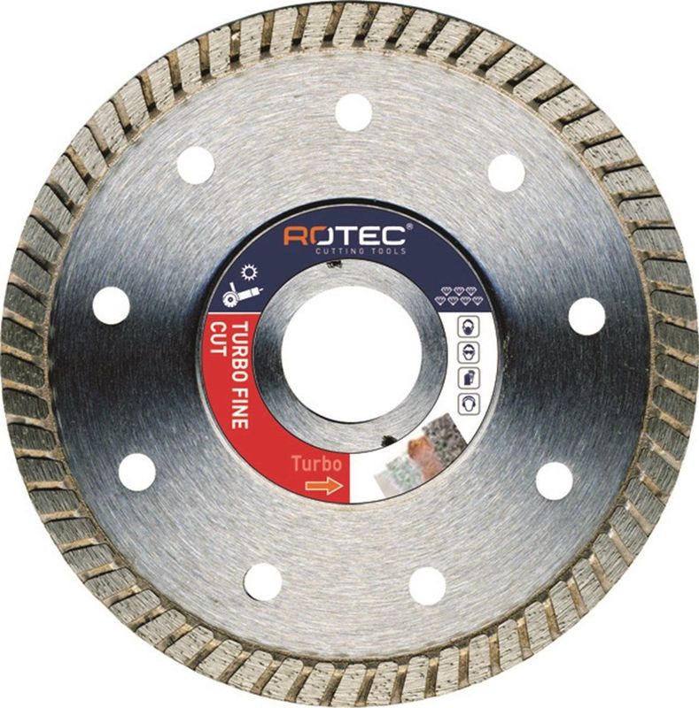 Rotec - Diamantzaag Turbo Fine Cut - 300 mm - Droog en Nat te gebruiken