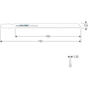 Rotec - DC750 - Decoupeerzaagblad - BIM - 5 Stuks