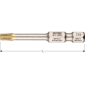 Rotec - IMPACT insertbit T 20 - 50mm - 5 stuk(s)