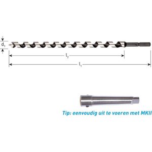ROTEC SLANGENBOOR GOLD-LINE, Ø45X385X460 - 2414503
