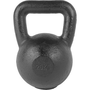 Tunturi Kettlebell - 20 kg - Zwart - incl. gratis fitness app