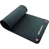 Tunturi Pro Fitnessmat - Yogamat - Gymnastiekmat - Oefenmat - 180x60x1,5 cm - Kleur: zwart - Incl. gratis fitness app