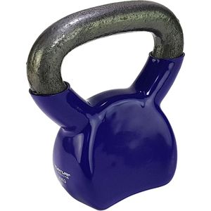 Tunturi Kettlebell - Vinyl - 4 kg - Paars