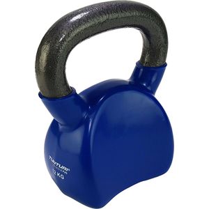 Tunturi Kettlebell - Vinyl - 12 kg - Blauw