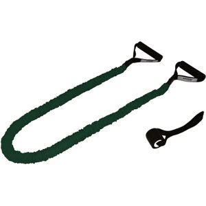 Tunturi Tubing met Beschermhoes - Suspension trainer - Sling trainer - Medium Weerstand - Groen - Incl. gratis fitness app