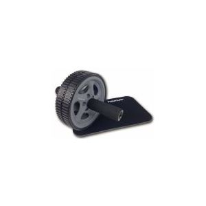 Tunturi Dubbele Ab Roller - Ab Wheel - Buikspiertrainer - Buikspierwiel - Met kniemat - incl. gratis fitness app
