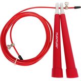 Tunturi Verstelbaar Speed Rope -Springtouw - Sport springtouw - Fitness springtouw - Rood - Incl. gratis fitness app