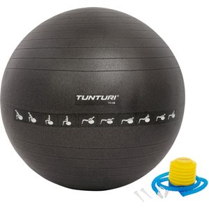 Fitnessbal Anti-Burst 75cm Zwart