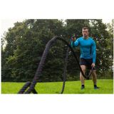 Tunturi Battle Rope - Fitness Rope - Functional Training Rope - Fitness touw - 15 meter - Incl. gratis fitness app